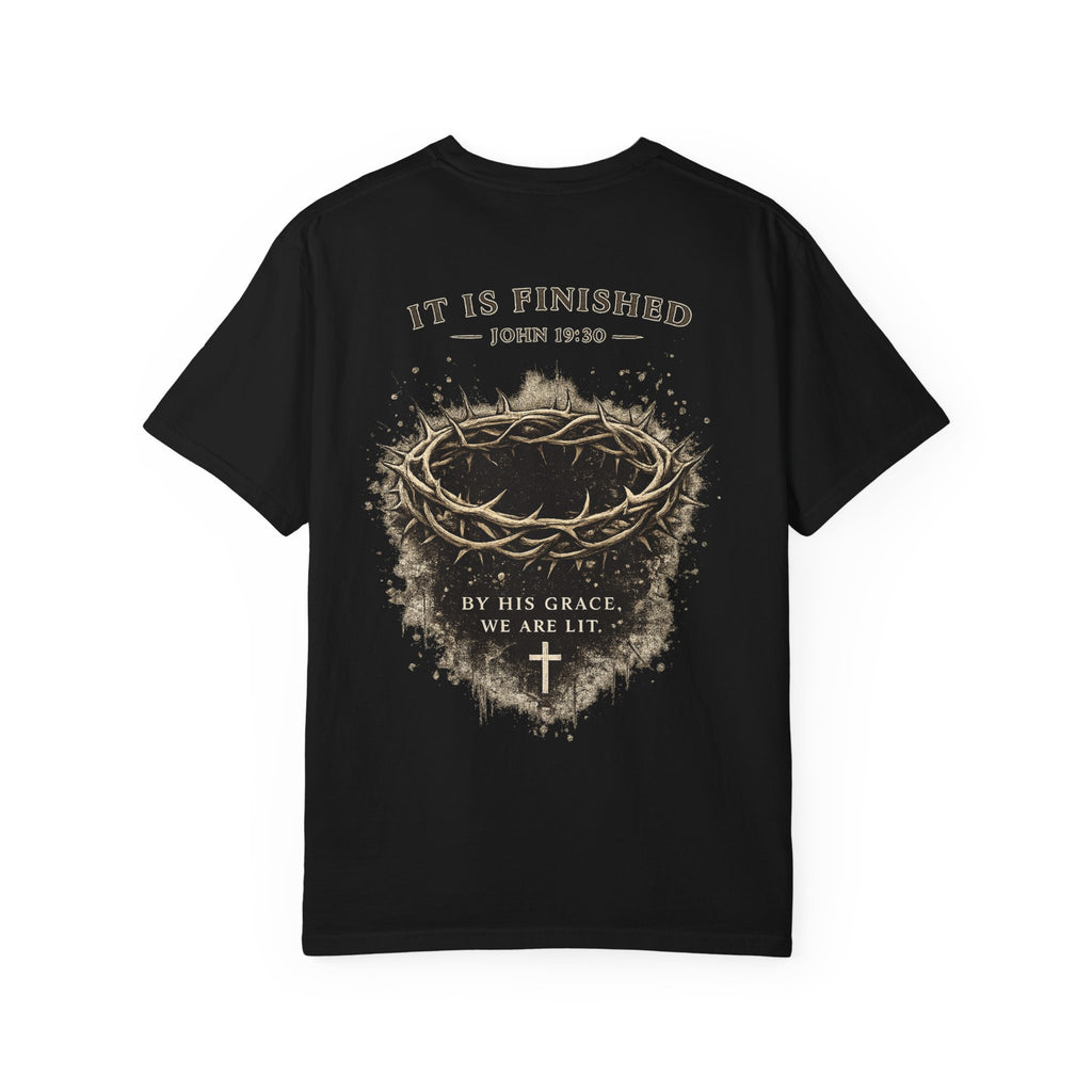 Crown of Thorns — It Is Finished Faith Shirt | Winegar's Kandle Co.