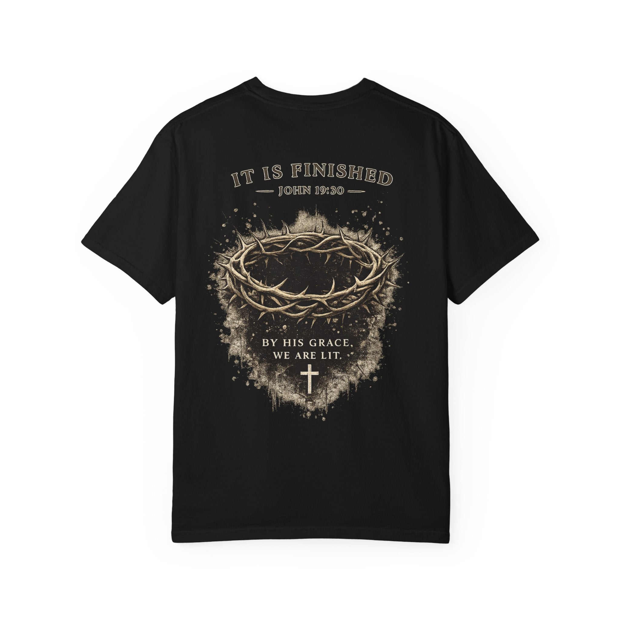 Crown of Thorns — It Is Finished Faith Shirt | Winegar's Kandle Co.