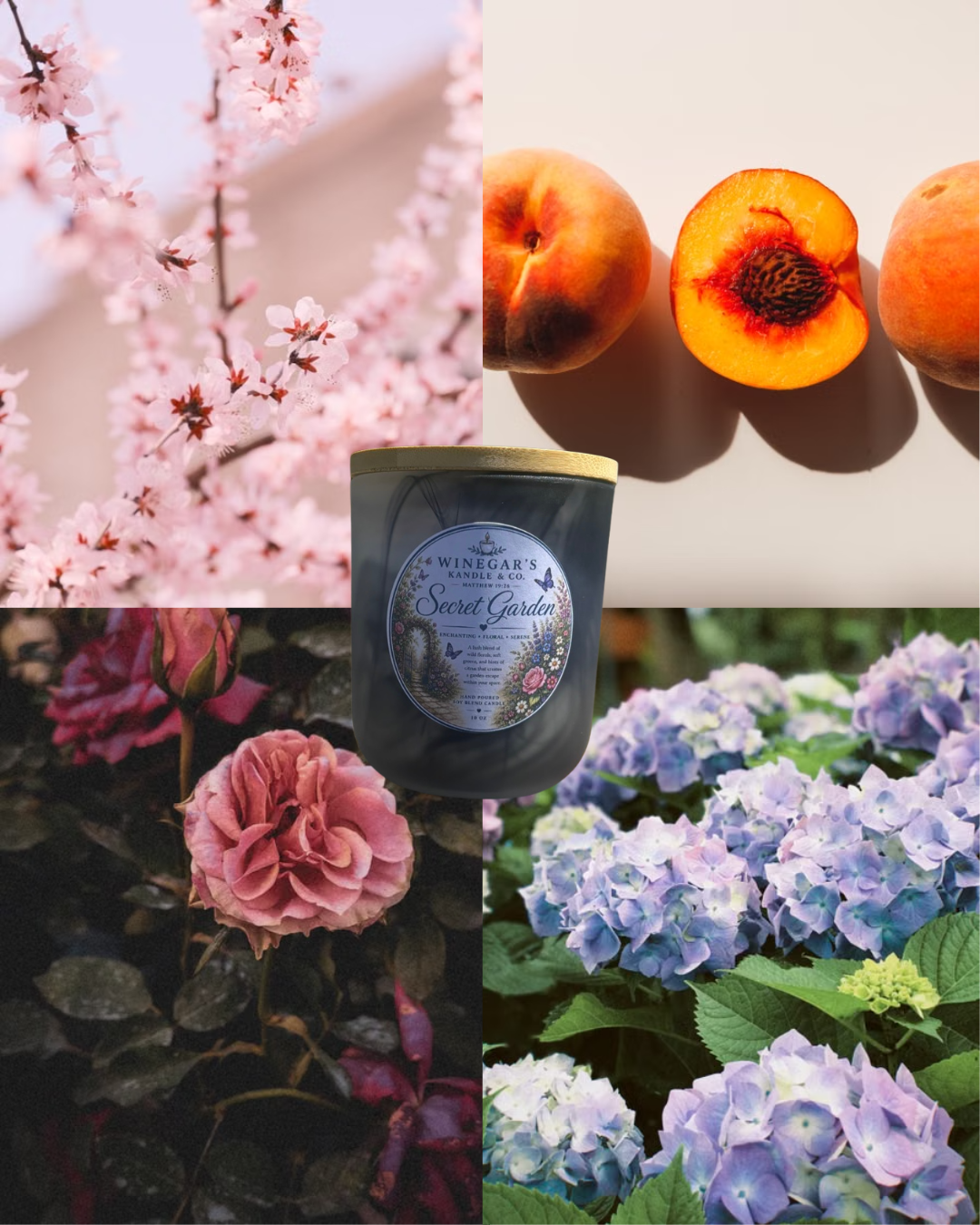 Secret Garden 🌸 — Hand Poured Soy Kandle