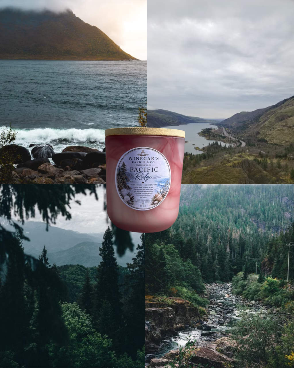 Pacific Ridge 🌲 — Hand Poured Soy Kandle