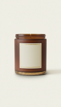 Hand-Poured Soy Candle with Scripture Label